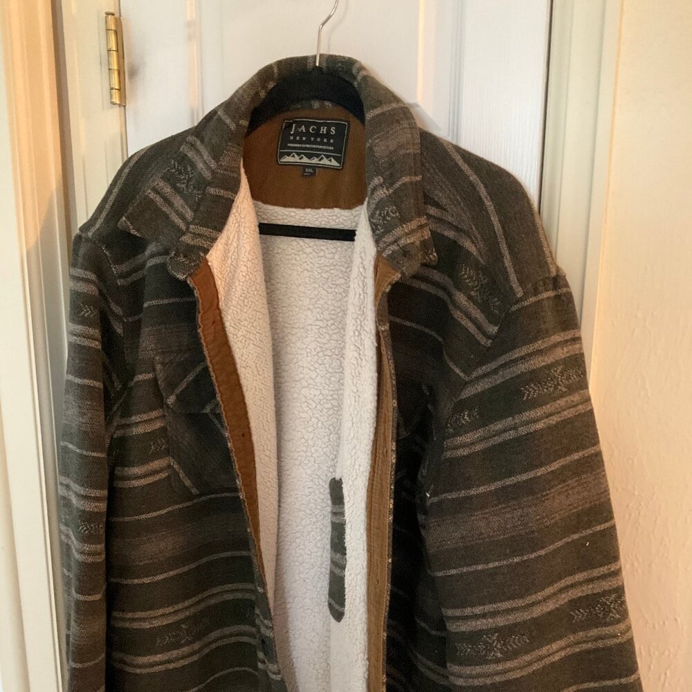 Jachs New York Sherpa-Lined Mens Winter Coat -- XXL -- Warm! -- Great Condition